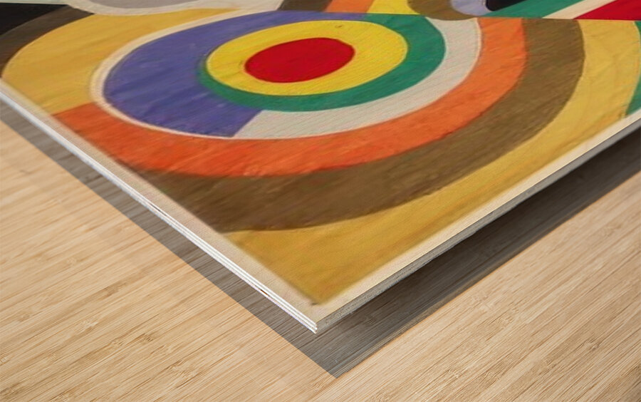 Sonia Delaunay 61 Wood print