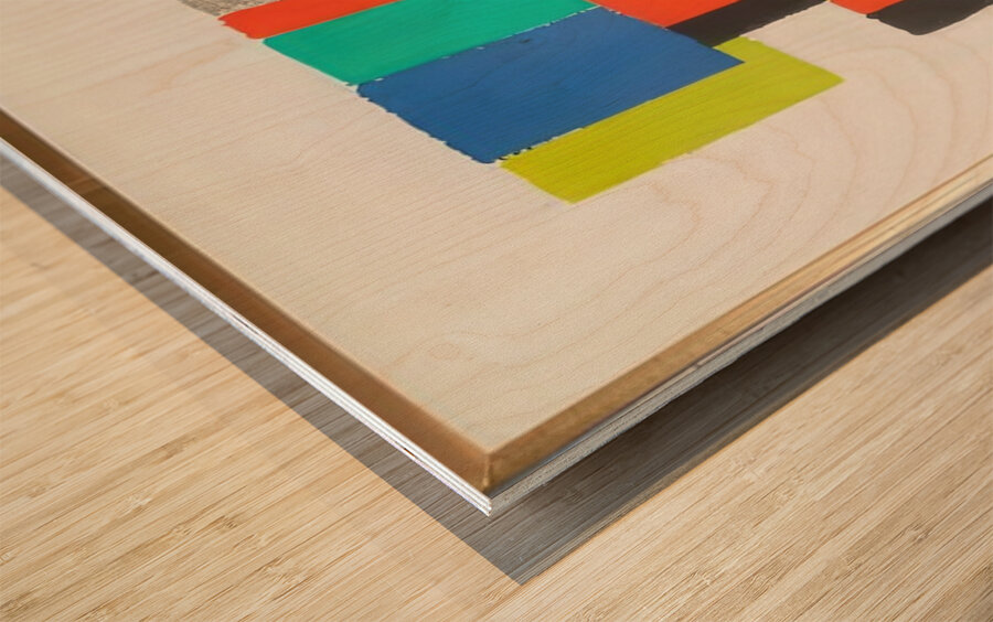 Sonia Delaunay 69 Wood print