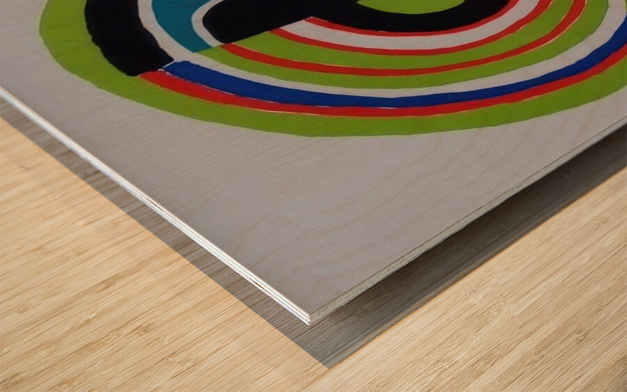 Sonia Delaunay 70 Wood print