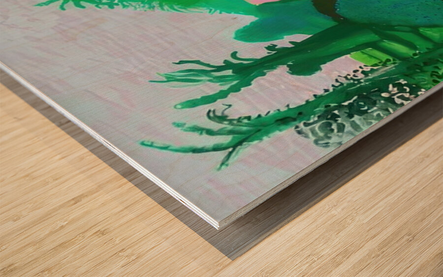 David Hockney 3 Wood print