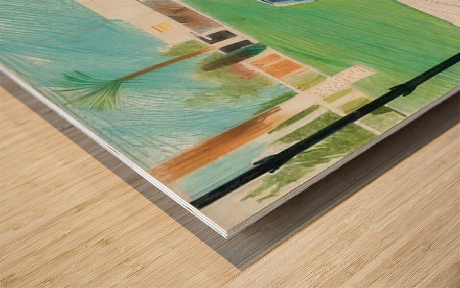 David Hockney 6 Wood print