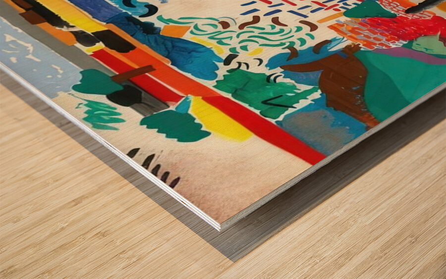 David Hockney 8 Wood print