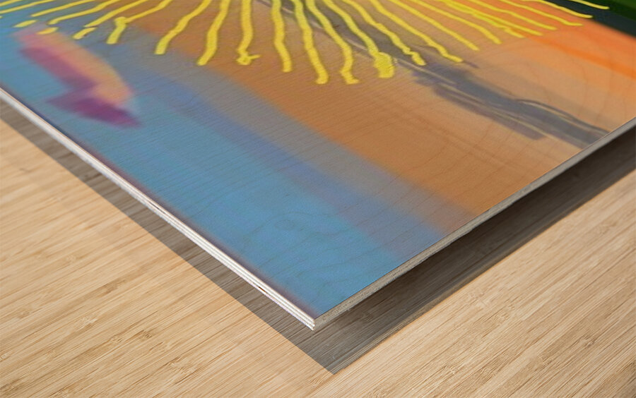 David Hockney 13 Wood print