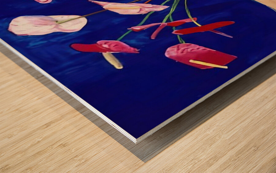 David Hockney 15 Wood print