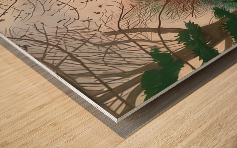 David Hockney 17 Wood print