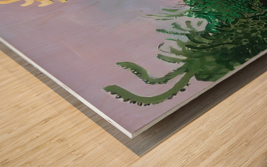 David Hockney 21 Wood print