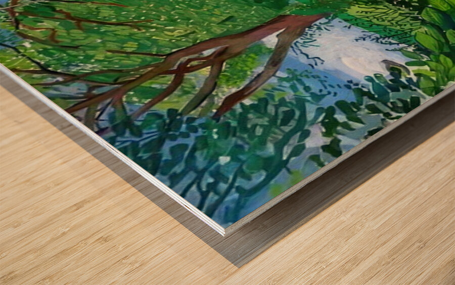 David Hockney 24 Wood print