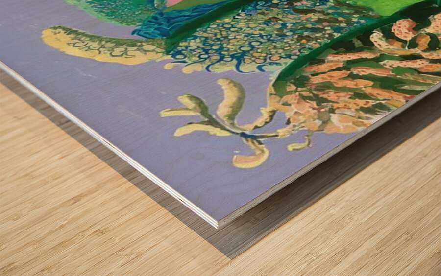 David Hockney 27 Wood print