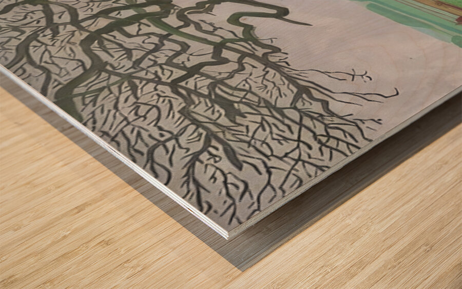 David Hockney 33 Wood print