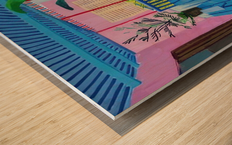 David Hockney 34 Wood print