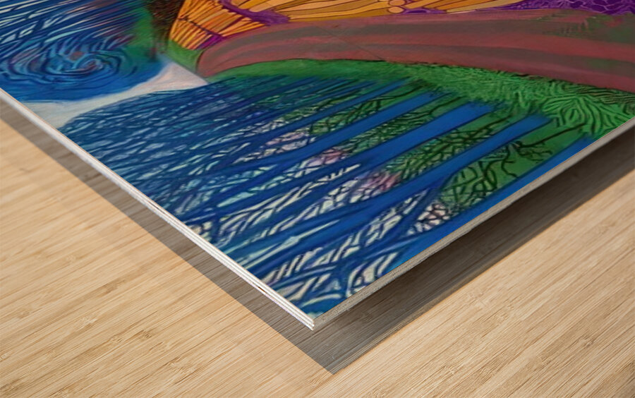 David Hockney 35 Wood print