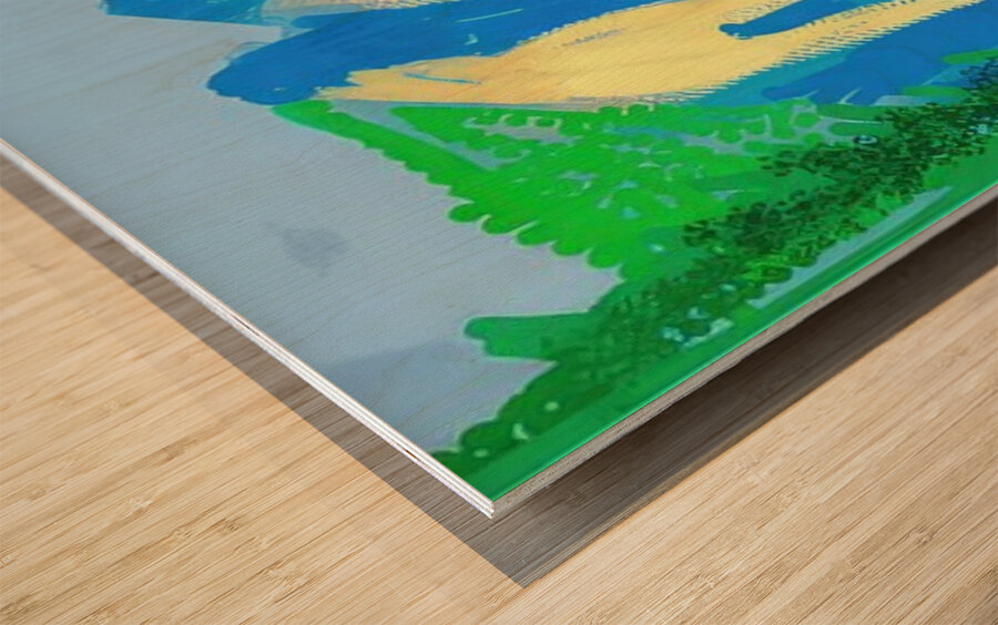 David Hockney 40 Wood print