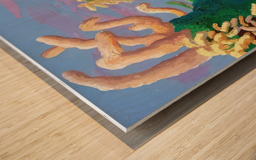 David Hockney 42 Wood print