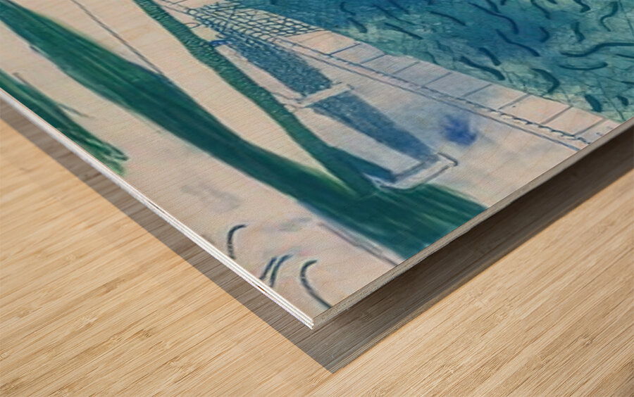 David Hockney 43 Wood print