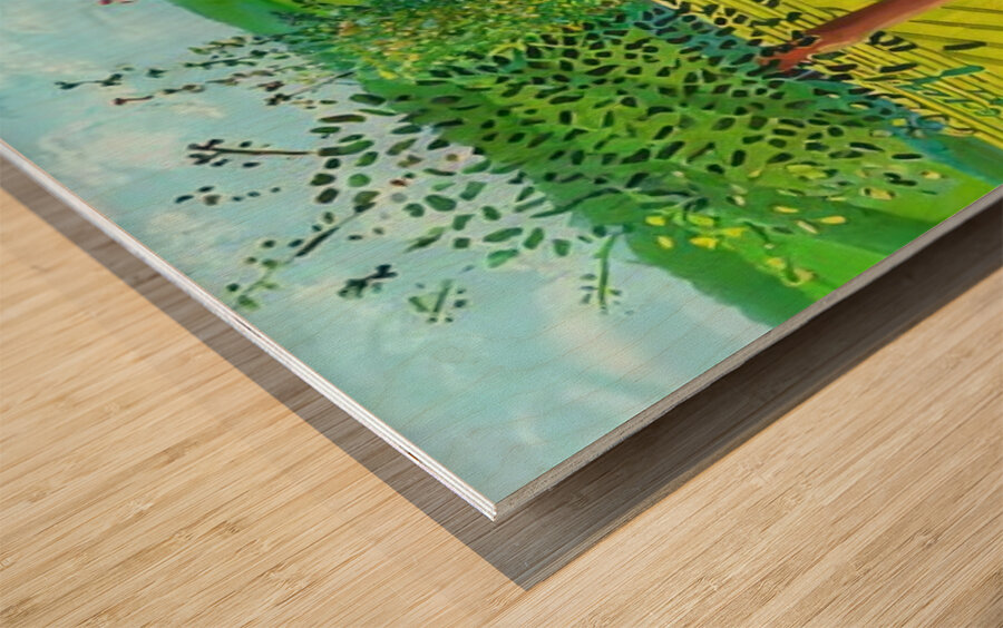 David Hockney 44 Wood print