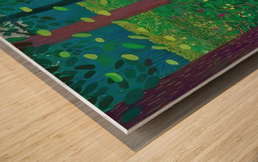 David Hockney 46 Wood print