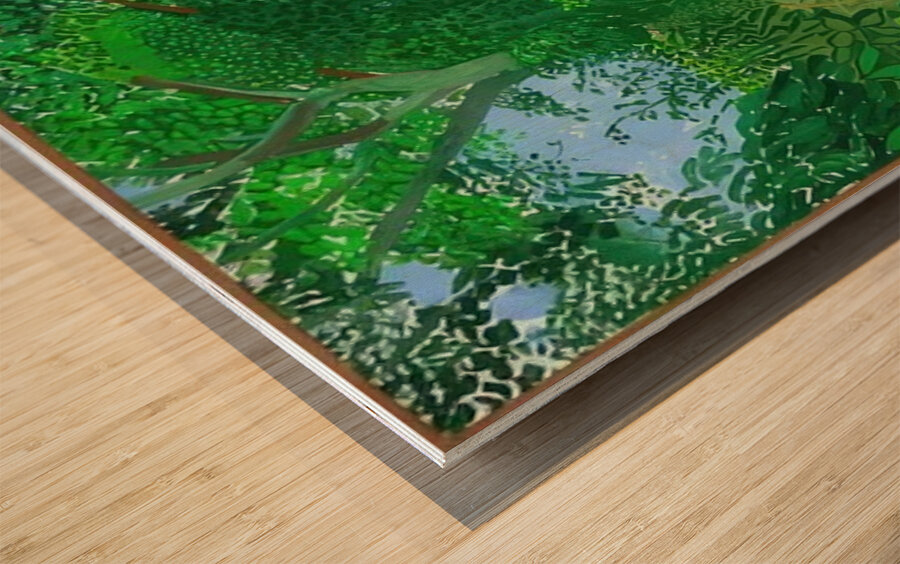 David Hockney 55 Wood print