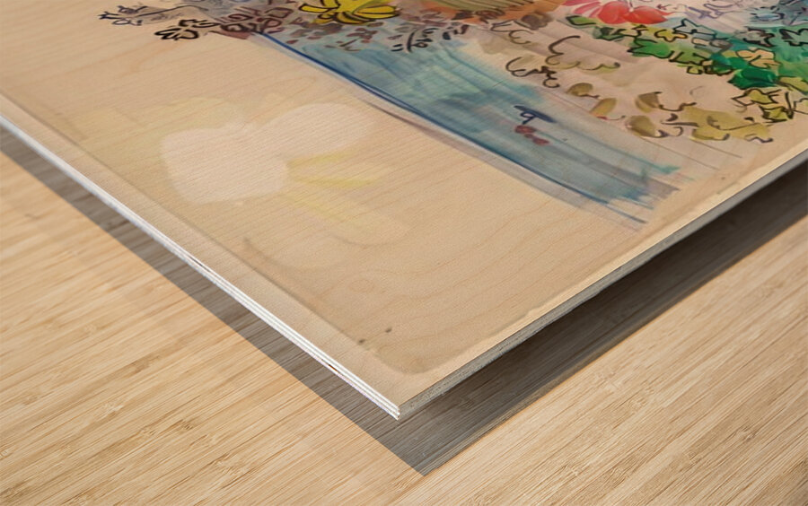 Raoul Dufy 14 Wood print