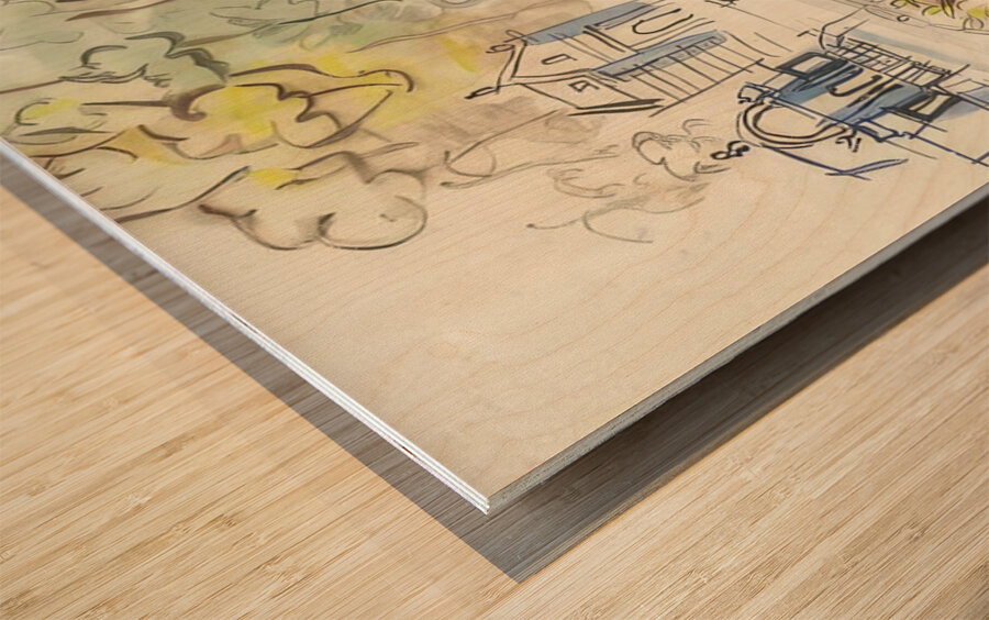 Raoul Dufy 18 Wood print