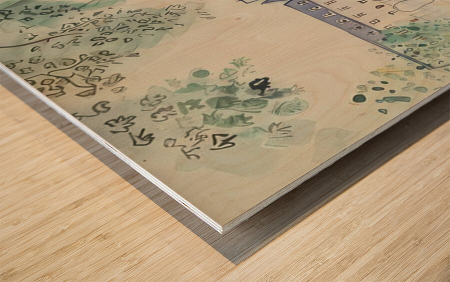 Raoul Dufy 38 Wood print