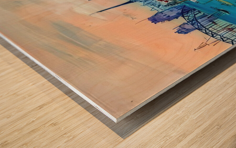 Raoul Dufy 58 Wood print