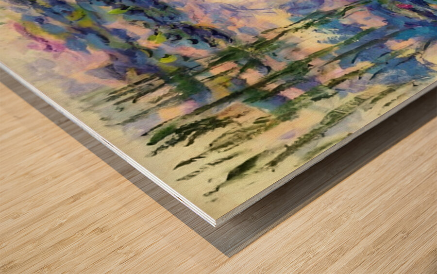 CLAUDE MONET 25 Impression sur bois