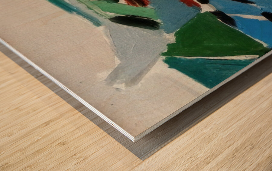 Nicolas de Staël 15 Wood print