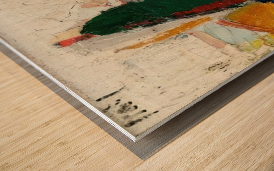 Nicolas de Staël 48 Wood print