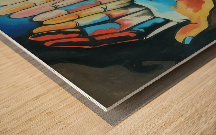 OUSWALDO GUAYASAMIN  28 Wood print