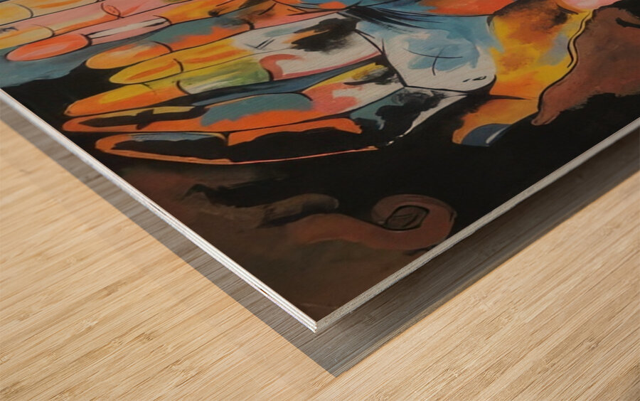 OUSWALDO GUAYASAMIN  41 Wood print