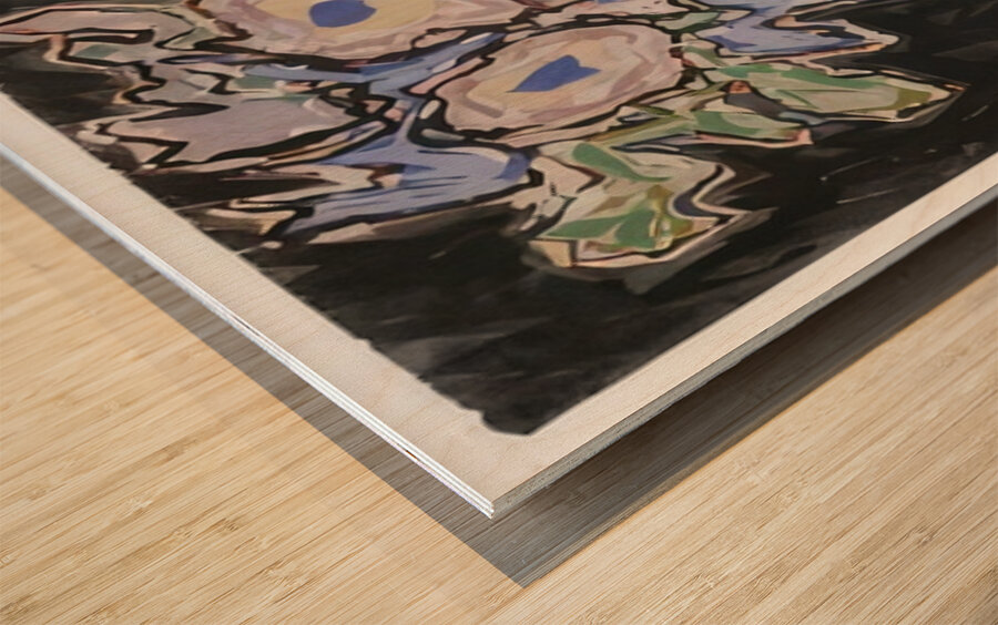 JEAN DUBUFFET 20 Wood print