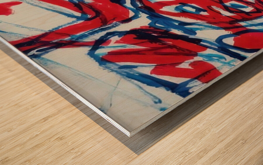 JEAN DUBUFFET 39 Wood print