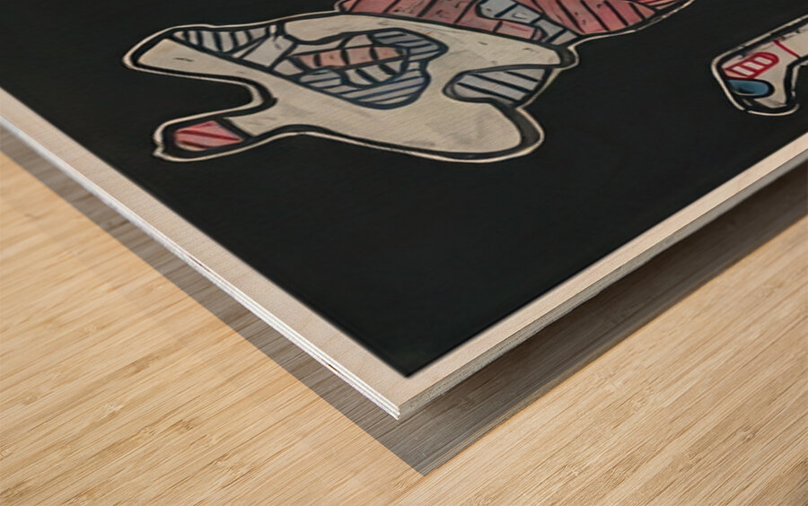 JEAN DUBUFFET 41 Wood print