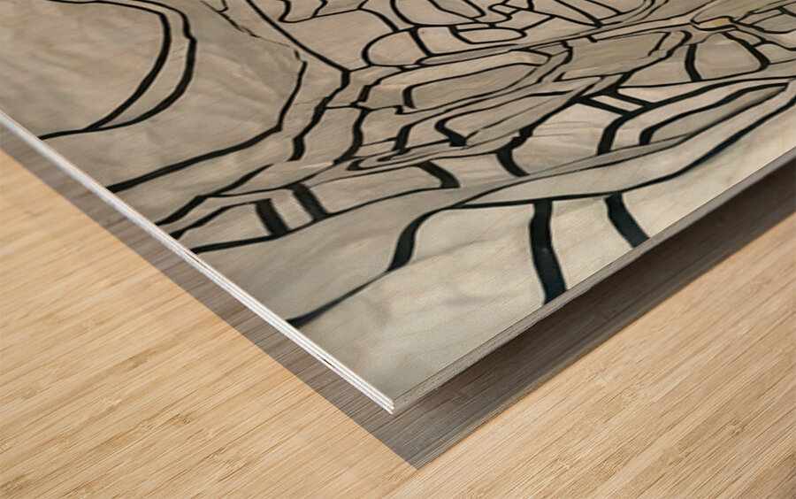 JEAN DUBUFFET 44 Wood print