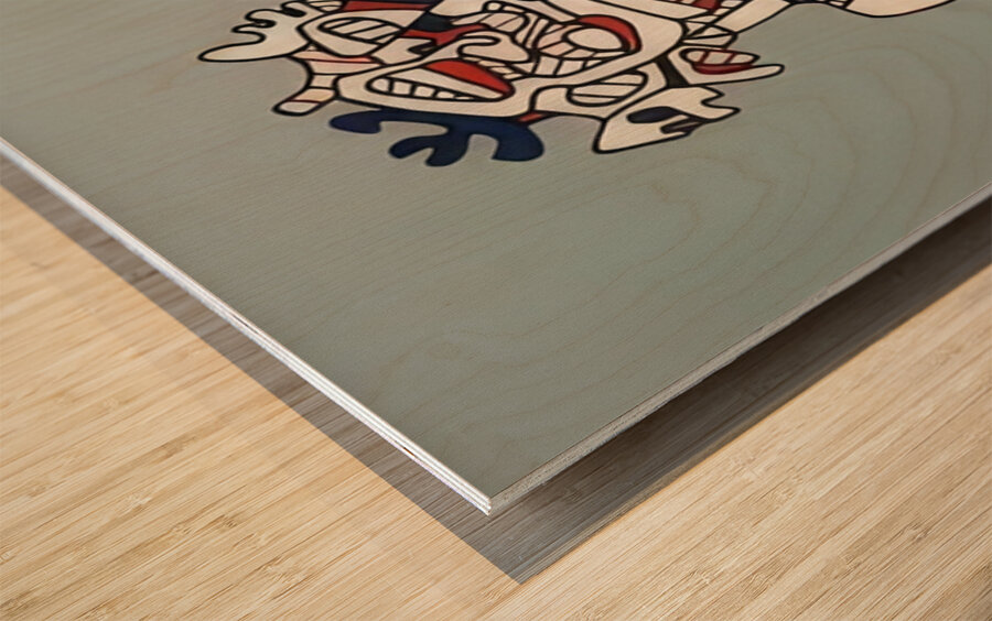 JEAN DUBUFFET 50 Wood print