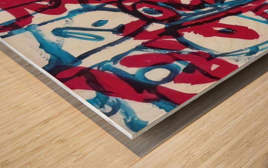 JEAN DUBUFFET 52 Wood print