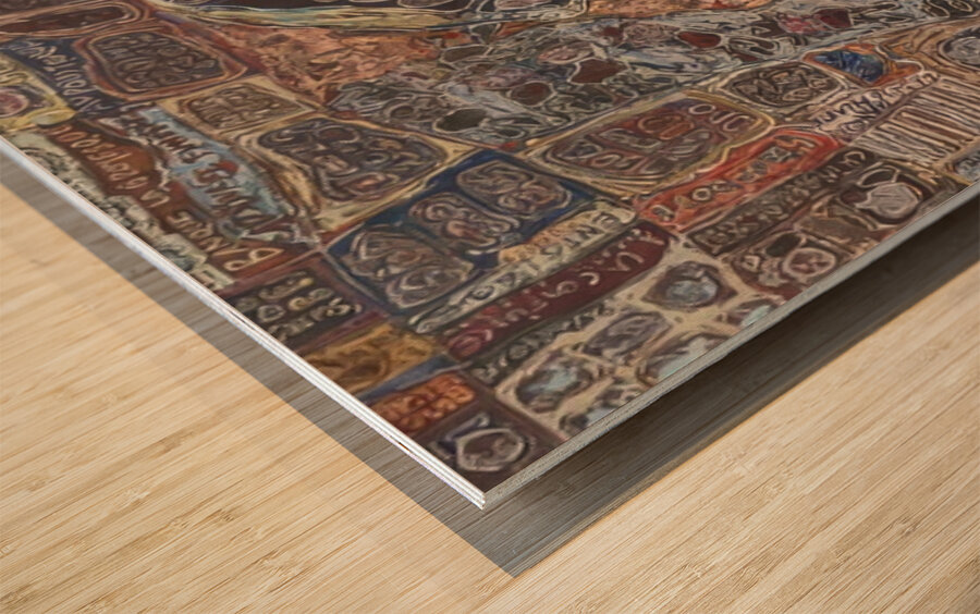 JEAN DUBUFFET 55 Wood print