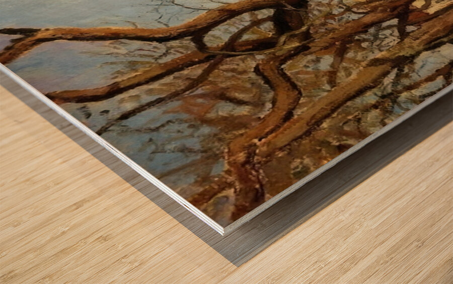 Chestnut Trees at Louveciennes 1872 Camille P Wood print