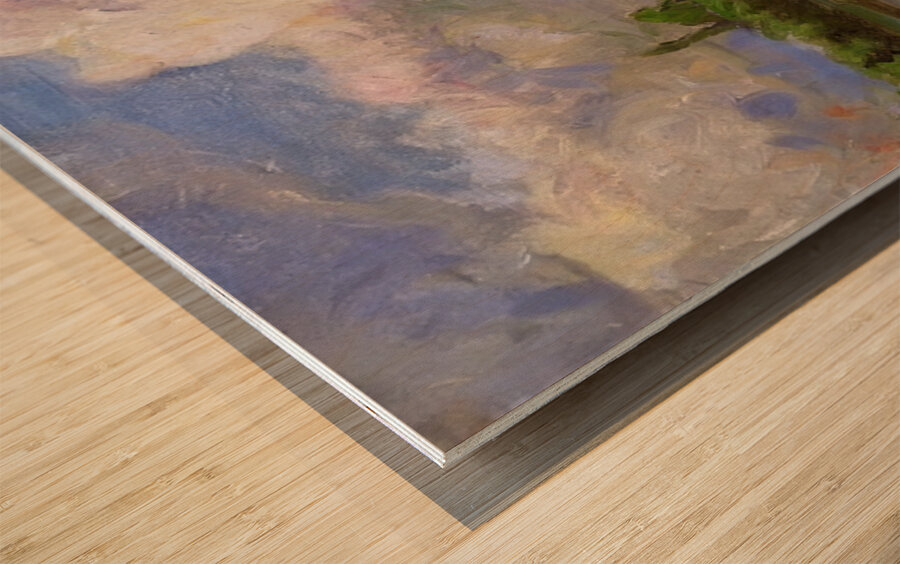 Fishermen on the Banks of the Oise 1876 Camil Wood print