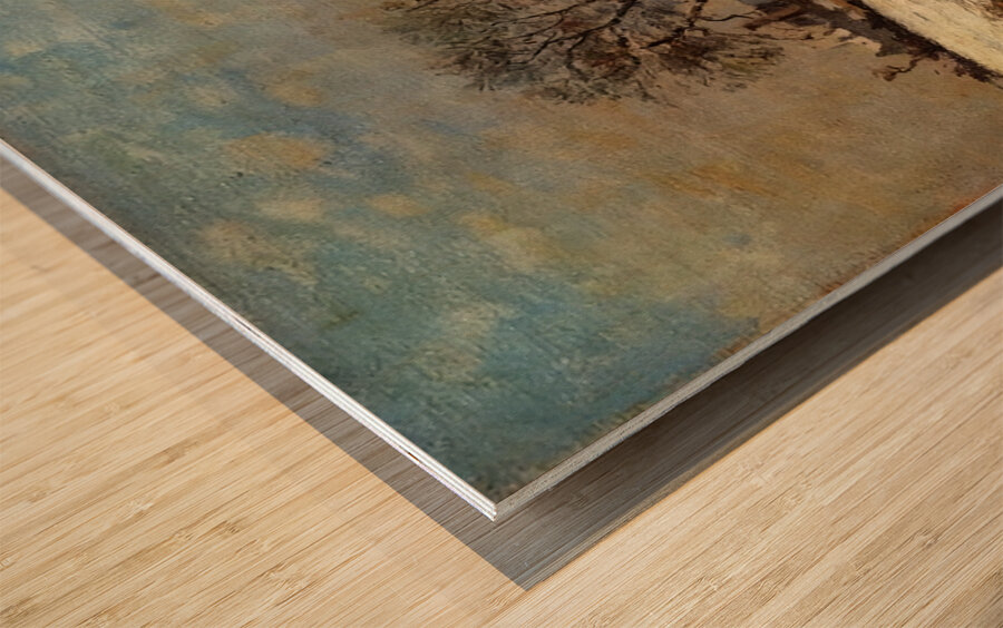 Landscape under Snow Upper Norwood 1871 Camil Wood print