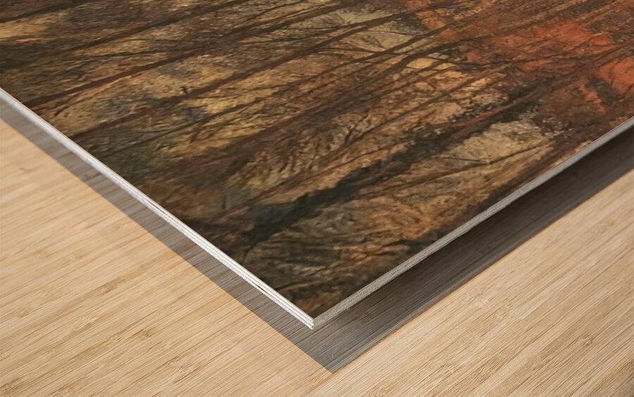 Grey Day Banks of the Oise 1878 Camille Pissa Wood print