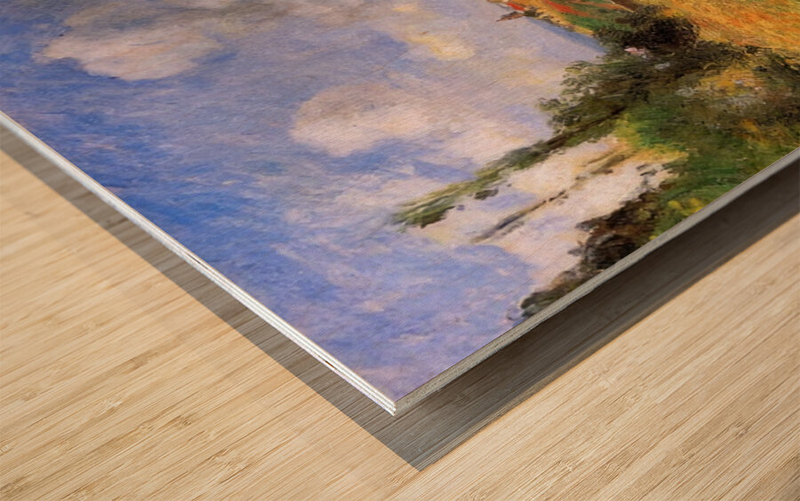 Fields Camille Pissarro Wood print