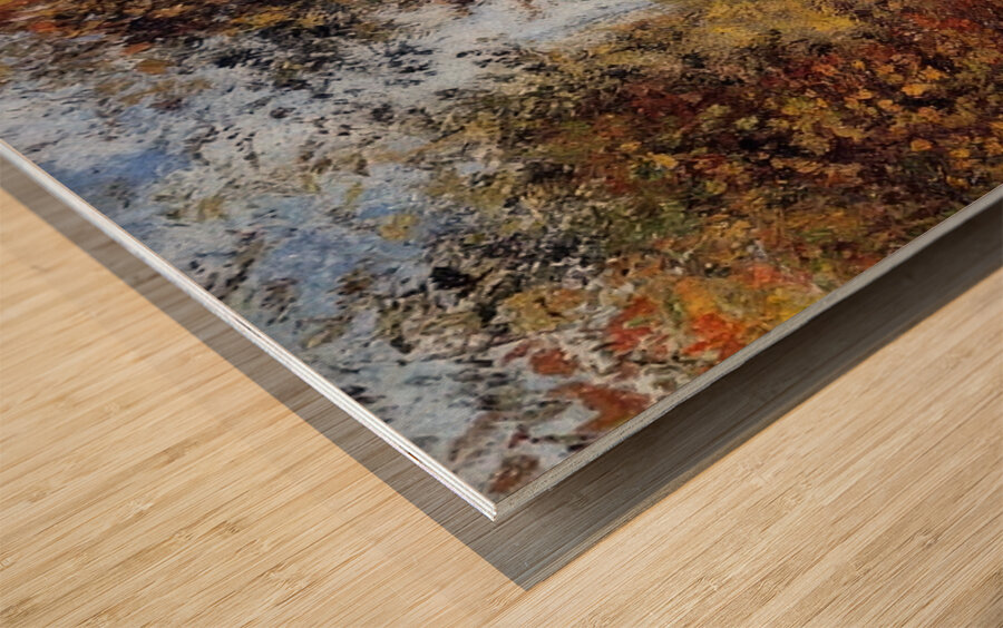 A Path in the Woods Pontoise 1879 Camille Pissaro Wood print