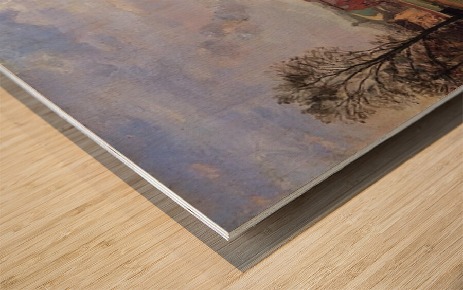 Lordship Lane Station Dulwich 1871 Camille Pissaro Wood print