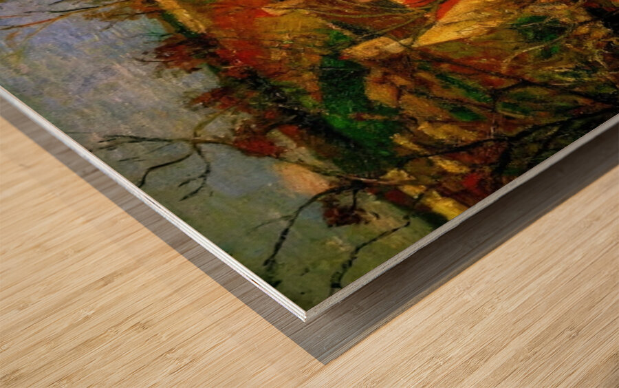 Red Roofs Corner of a Village Winter 1877 Camille Pissaro Wood print