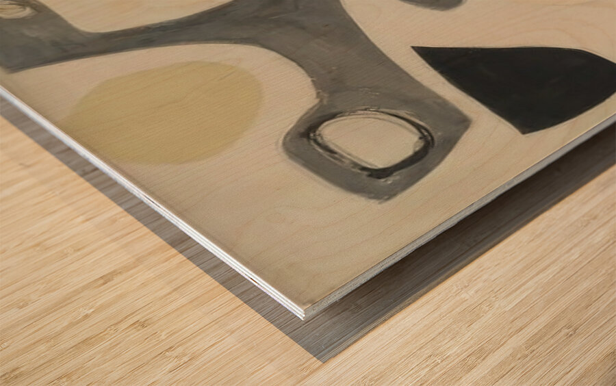 Agnes Martin    4 Wood print