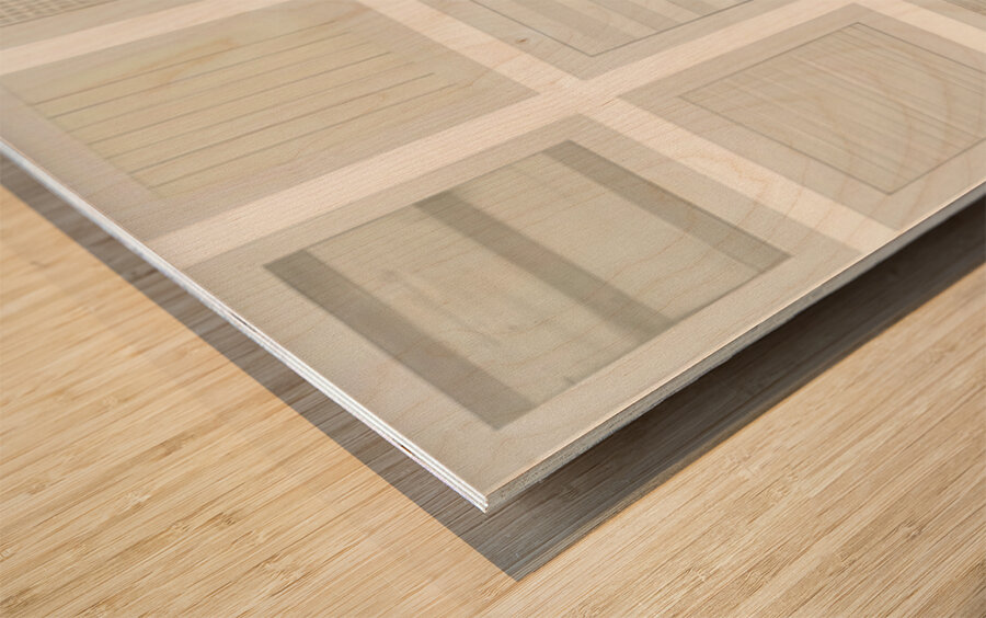 Agnes Martin    10 Wood print