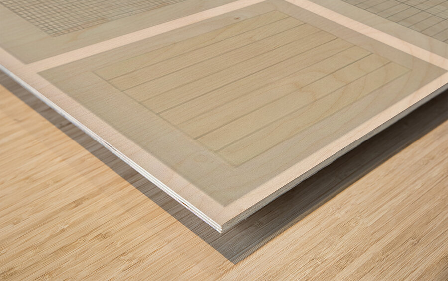 Agnes Martin    40 Wood print