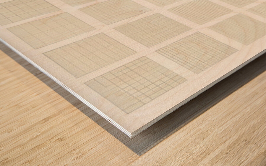 Agnes Martin    19 Wood print