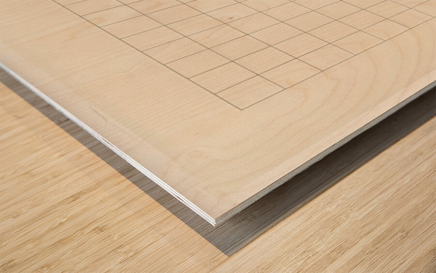 Agnes Martin    50 Wood print